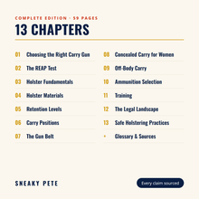 A page from The Complete Concealed Carry Guide