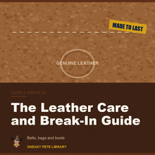 The Leather Care and Break-In Guide