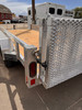 Nordtek 2026 82"x16' Utility Trailer | Tandem Axle 7K, Wood Deck, Brakes Both Axles, Side Load ATV Ramps, Bi-Fold Gate