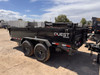 P.J. 2027 D7 83"x14' Scissor Dump Trailer | Tandem Axle 14K