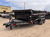 P.J. 2027 DM 83"x14' Scissor Dump Trailer | Tandem Axle 14K