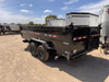 P.J. 2027 DM 83"x16' Scissor Dump Trailer | Tandem Axle 14K