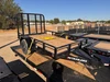 P.J. Trailers 2027 U2 72"X10' Utility Trailer | Single Axle Axle, Rear Rampgate