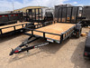 P.J. 2027 U7 924"x12' Utility Trailer | Single Axle