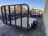 P.J. Trailers 2027 U8 83"X12' Utility Trailer | Single Axle Axle, Rear Rampgate