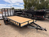 P.J. 2027 U8 83"x14' Utility Trailer | Single Axle