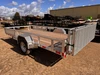 Nordtek Trailers 2025 82"X14' Utility Trailer | Single Axle Axle 3K, ATV Side Load, Solid Rear Gate