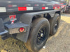 Iron Bull Trailers 2027 DWB 83"X14' Scissor Dump Trailer | Tandem Axle, 24" Sides, 7 Ga Floor, 10 Ga Sides, Ramp, Tarp Kit, 2 Way Gate