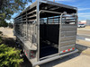 GR Trailers 2026 80"X24' Stock Trailer | Tandem Axle 14K, Straight Tack Double Doors, Rubber Floor, 48" Escape Door, Full Swing Rear Combo Gate