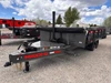 Maxx-D Trailers 2027 D9X 96"X16' Deckover Dump Trailer | Tandem Axle Axle 17.5K, 2 Way Spreader Gate, 10 Guage Floor/Sides, 24" Gas Assisted Drop Sides, Tarp Kit, Wireless Remote