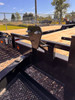 P.J. Trailers 2027 F8 20' Deckover Flatbed | Tandem Axle Axle 10K, Extended Tongue, Open Storage Tray, Slide In Ramps, Straight Deck