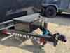 P.J. Trailers 2027 D7 83"X14' Scissor Dump Trailer | Tandem Axle 14K, 6" Channel, 48" Sides, Spreader Gate, Scissor Lift, Tarp Kit, Slide In Ramps