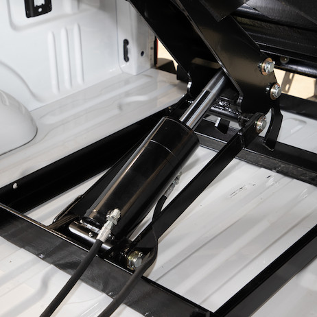 DumperDogg Steel Dump Bed Insert | Black Powder Coat Steel, Bed Mounted,