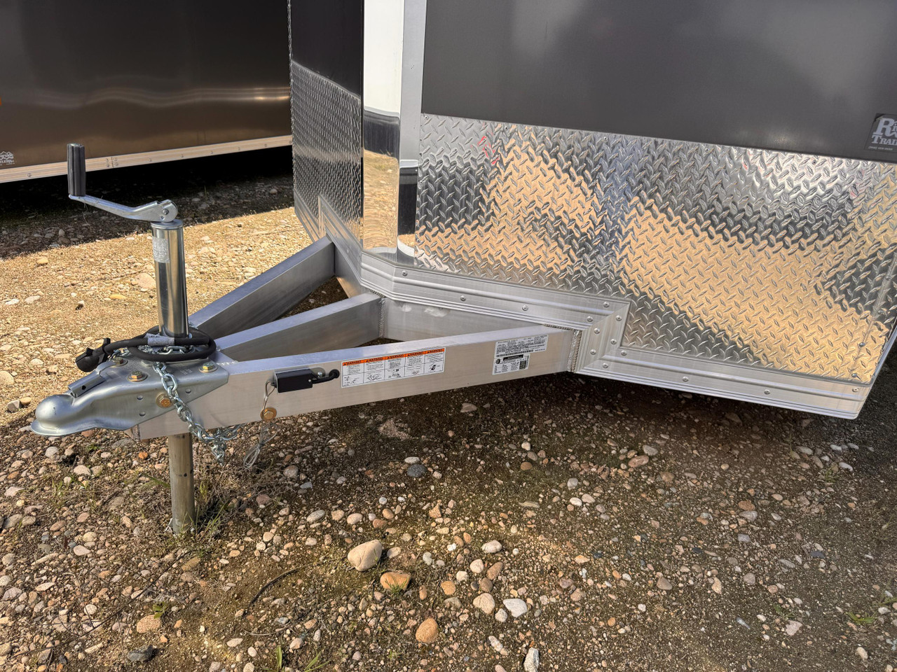 Alcom 2023 Stealth 90"x18' V-Nose Cargo Trailer | Tandem Axle 7K