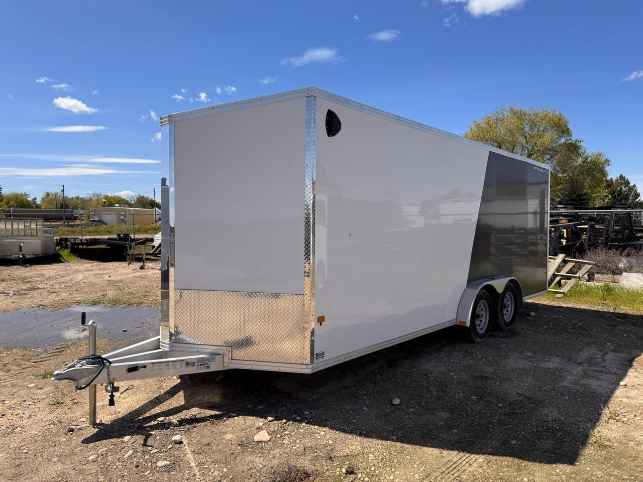 Alcom 2023 Stealth Limited 90"x20' V-Nose Cargo Trailer | Tandem Axle 7K