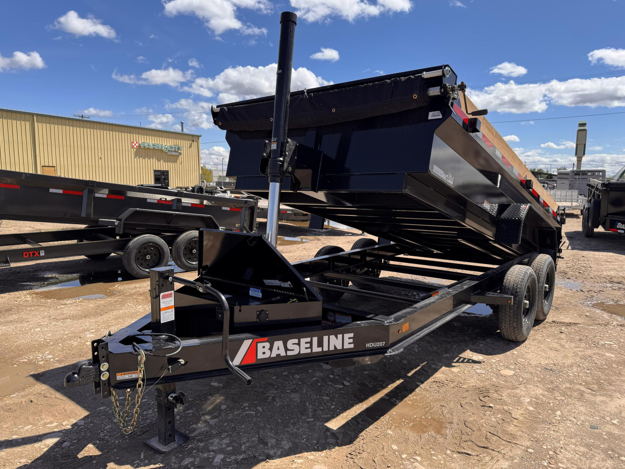 Diamond C 2026 Baseline HDU207 82"x14' Telescopic Dump Trailer | Tandem Axle 14K