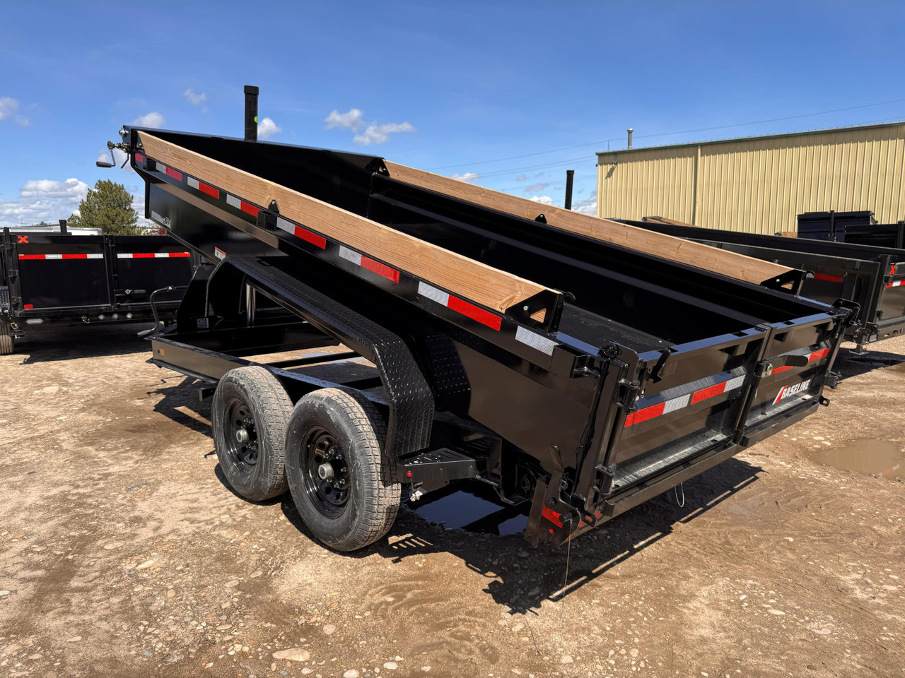 Diamond C 2026 Baseline HDU207 82"x14' Telescopic Dump Trailer | Tandem Axle 14K