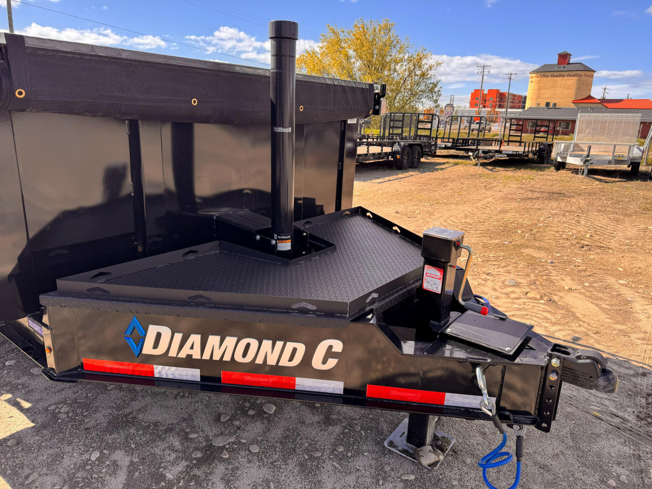 Diamond C 2026 LPT207 82"x14' Telescopic Dump Trailer | Tandem Axle 14.9K