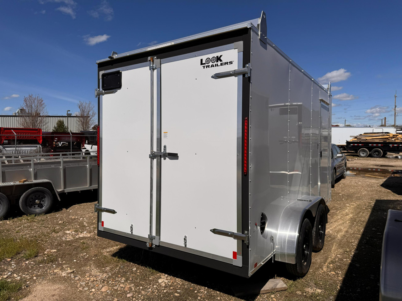 Look 2026 ST DLX 84"x14' V-Nose Cargo Trailer | Tandem Axle 7K