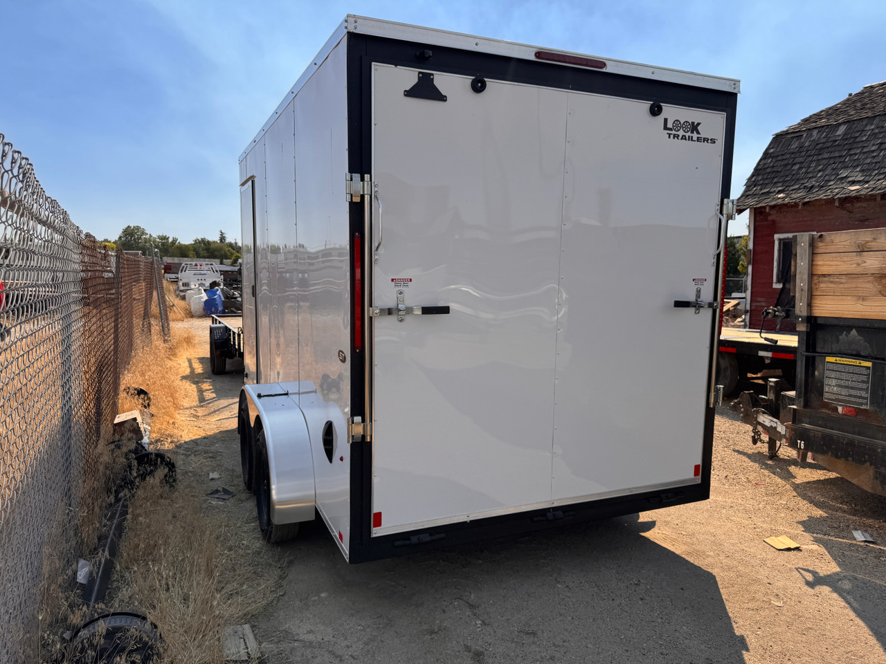 Look Trailers 2026 ST DLX 84"X14' V-Nose Cargo Trailer | Tandem Axle Axle 7K