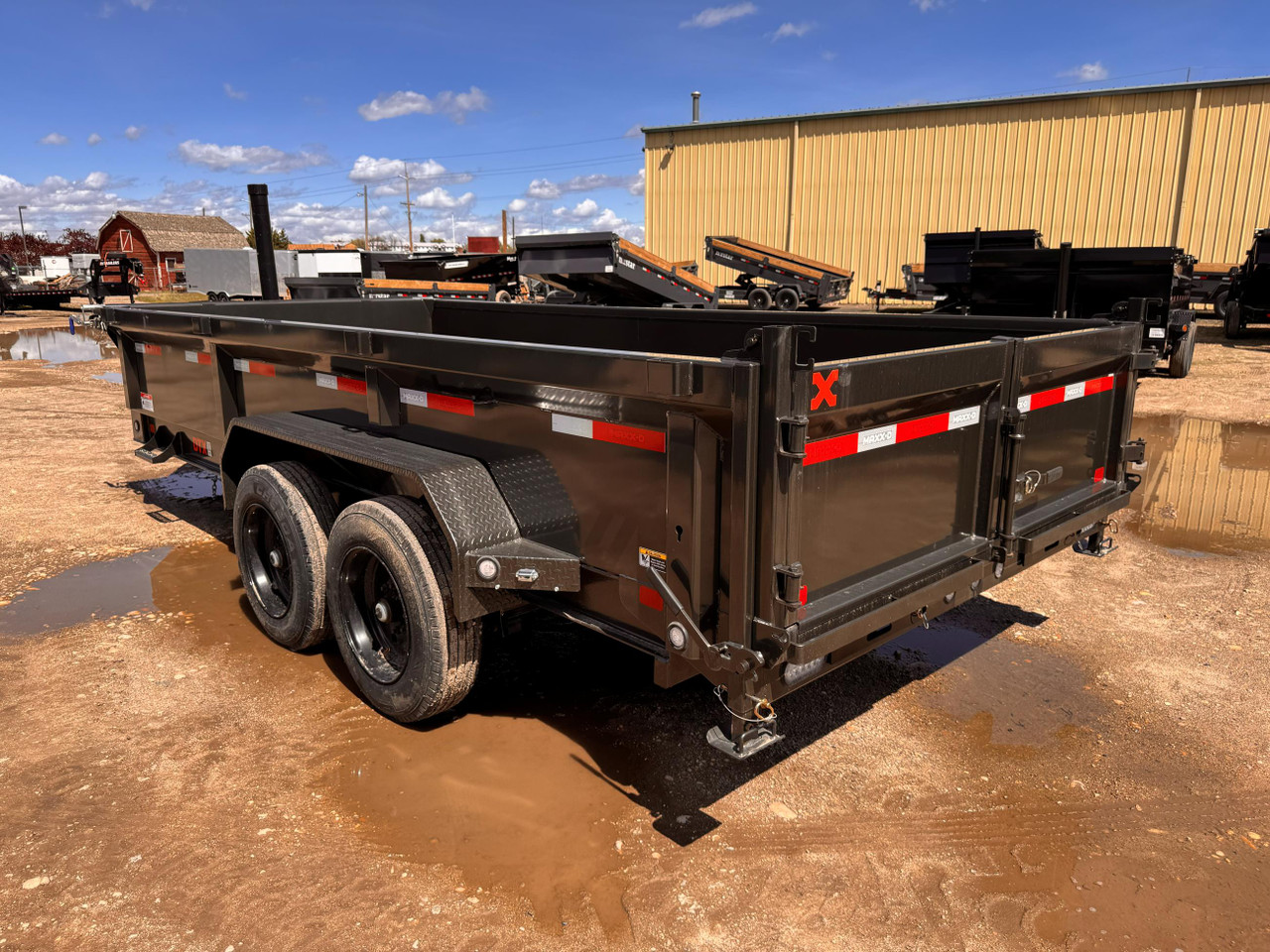 Maxx-D 2025 DTX 83"x16' Telescopic Dump Trailer | Tandem Axle 16K
