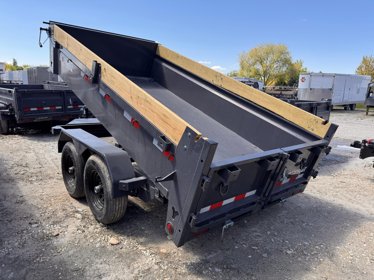 NORSTAR / IRON BULL Trailers 2026 DCB 72"x12' Scissor Dump Trailer | Tandem Axle 10K
