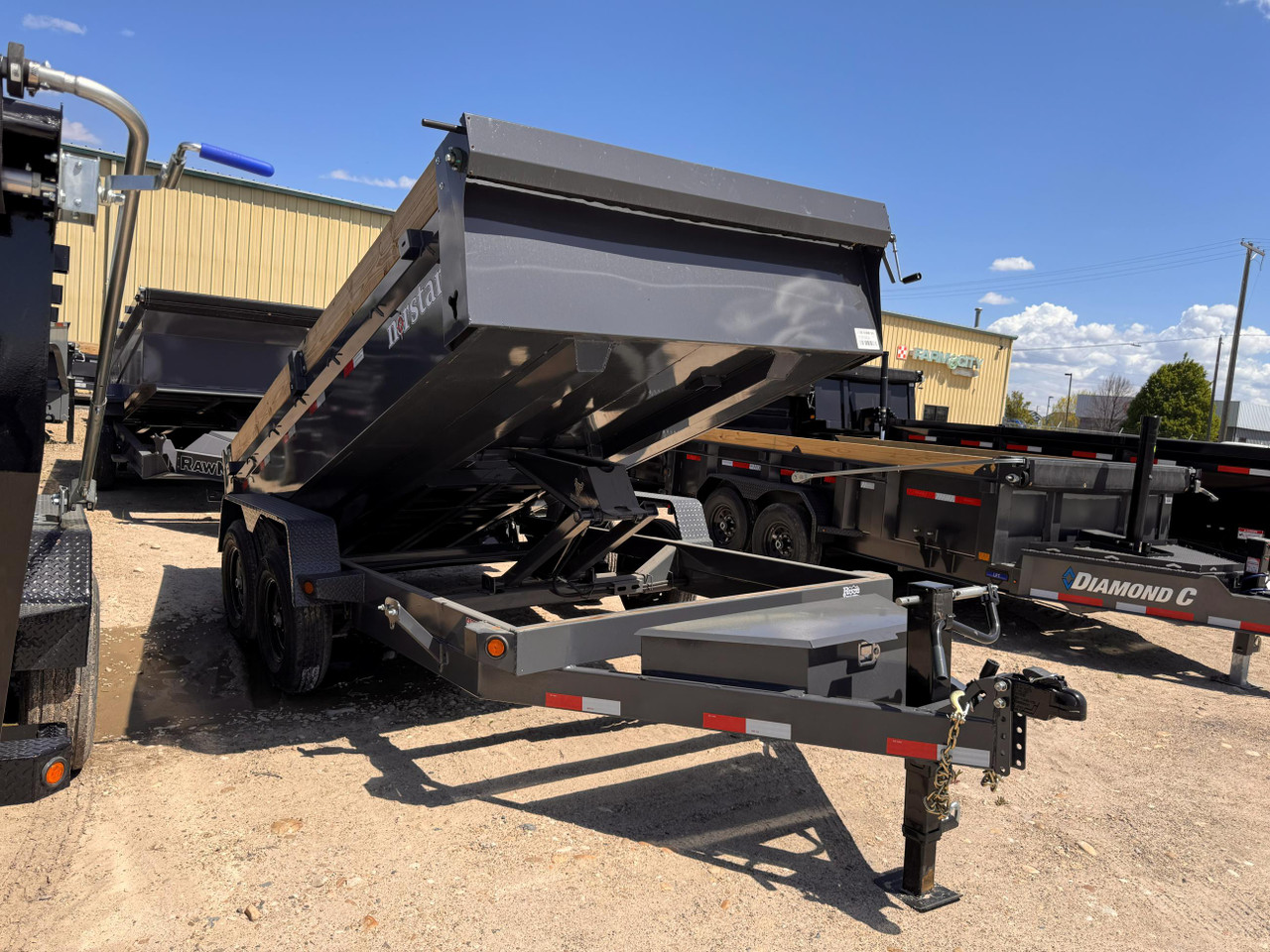 Norstar 2026 DCB 83"x14' Scissor Dump Trailer | Tandem Axle 14K