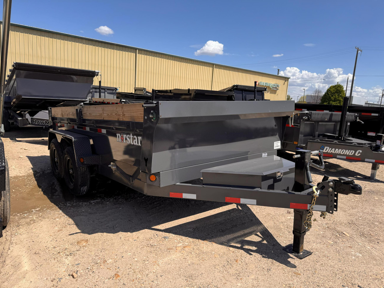 Norstar 2026 DCB 83"x14' Scissor Dump Trailer | Tandem Axle 14K