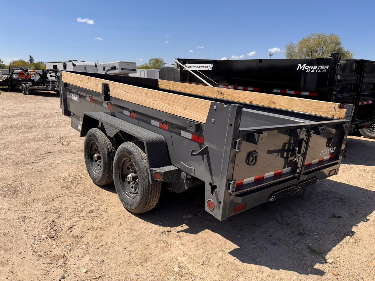 Norstar 2026 DCB 83"x14' Scissor Dump Trailer | Tandem Axle 14K