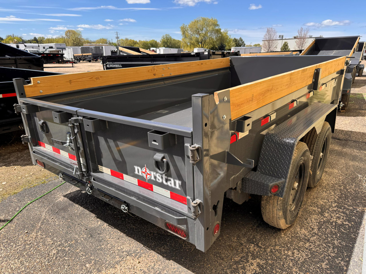 Norstar 2026 DCB 83"x14' Scissor Dump Trailer | Tandem Axle 14K