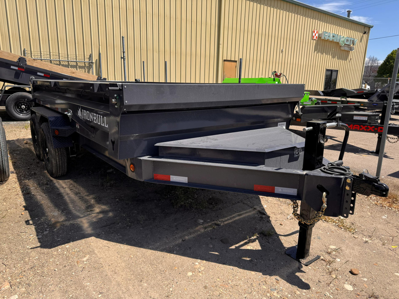 Iron Bull 2026 DWB 83"x14' Scissor Dump Trailer | Tandem Axle 14K