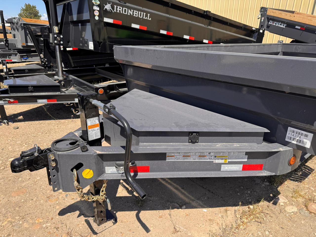 Iron Bull 2026 DWB 83"x14' Scissor Dump Trailer | Tandem Axle 14K