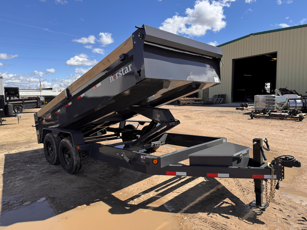 Norstar 2026 DCB 83"x16' Scissor Dump Trailer | Tandem Axle 14K