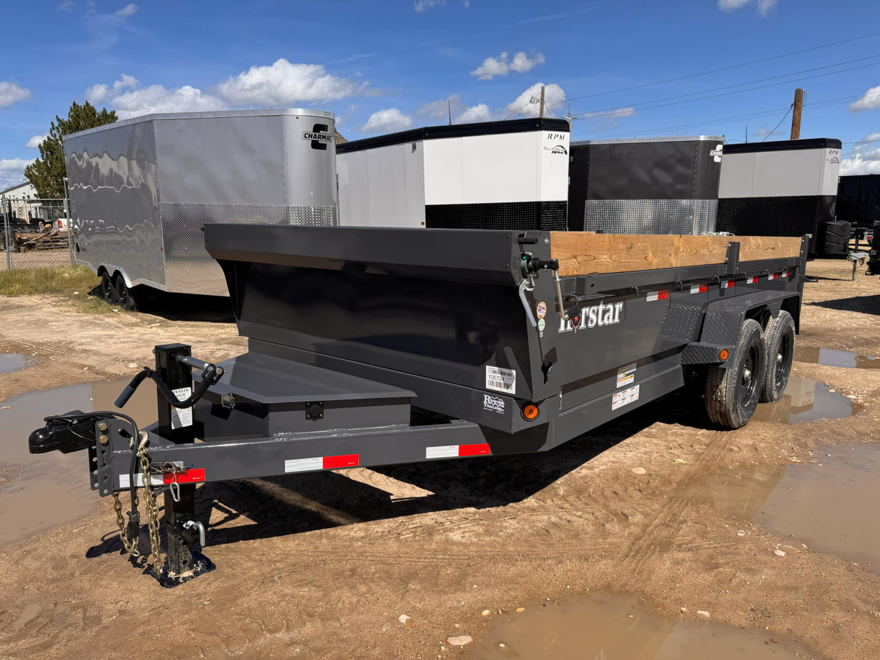 Norstar 2026 DCB 83"x16' Scissor Dump Trailer | Tandem Axle 14K