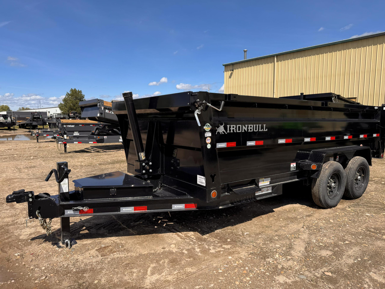 Iron Bull 2025 DTB 83"x16' Telescopic Dump Trailer | Tandem Axle 14.999K