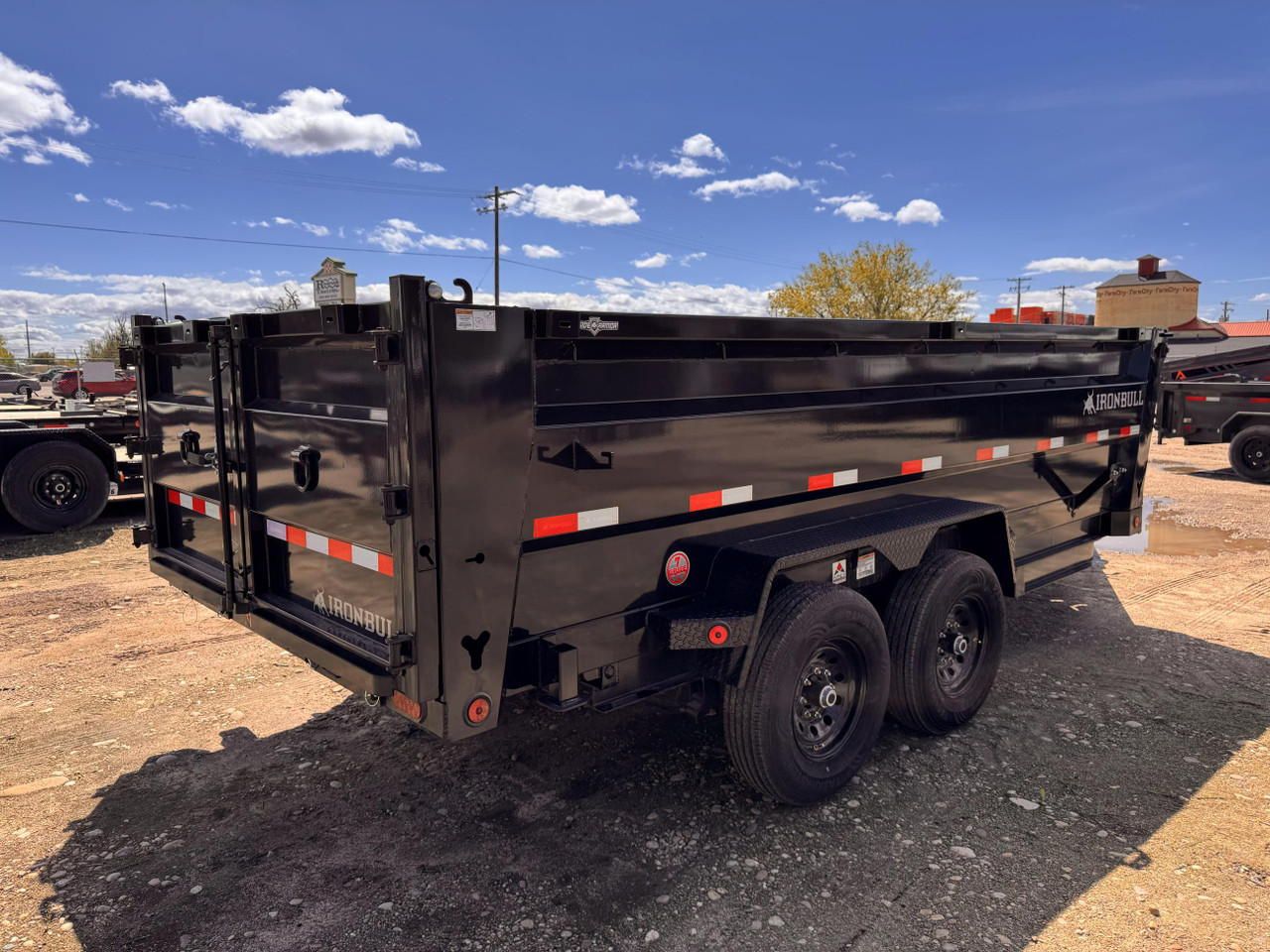 Iron Bull 2025 DTB 83"x16' Telescopic Dump Trailer | Tandem Axle 14.999K