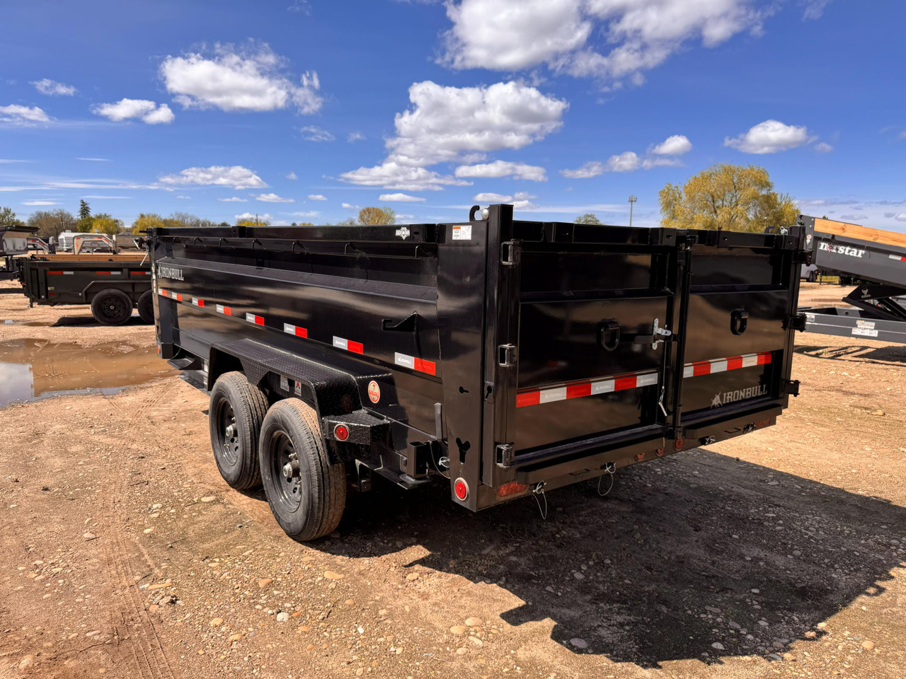 Iron Bull 2025 DTB 83"x16' Telescopic Dump Trailer | Tandem Axle 14.999K
