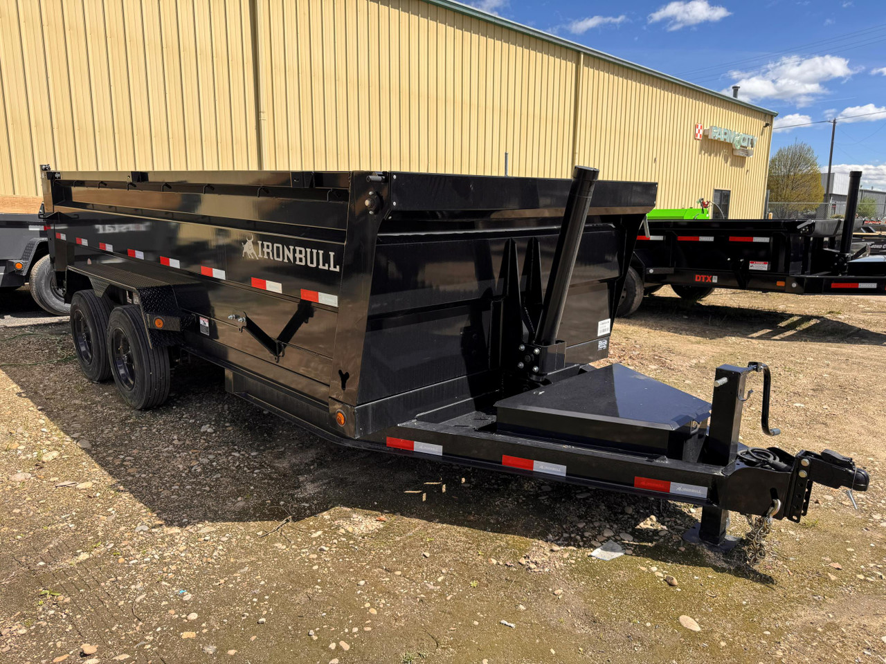 Iron Bull 2025 DTB 83"x16' Telescopic Dump Trailer | Tandem Axle 16K