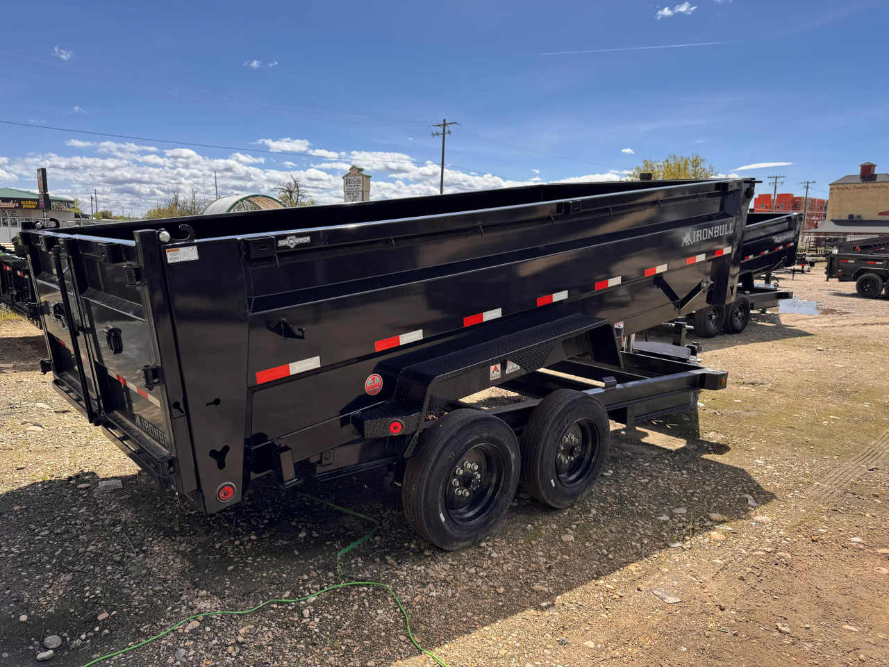 Iron Bull 2025 DTB 83"x16' Telescopic Dump Trailer | Tandem Axle 16K