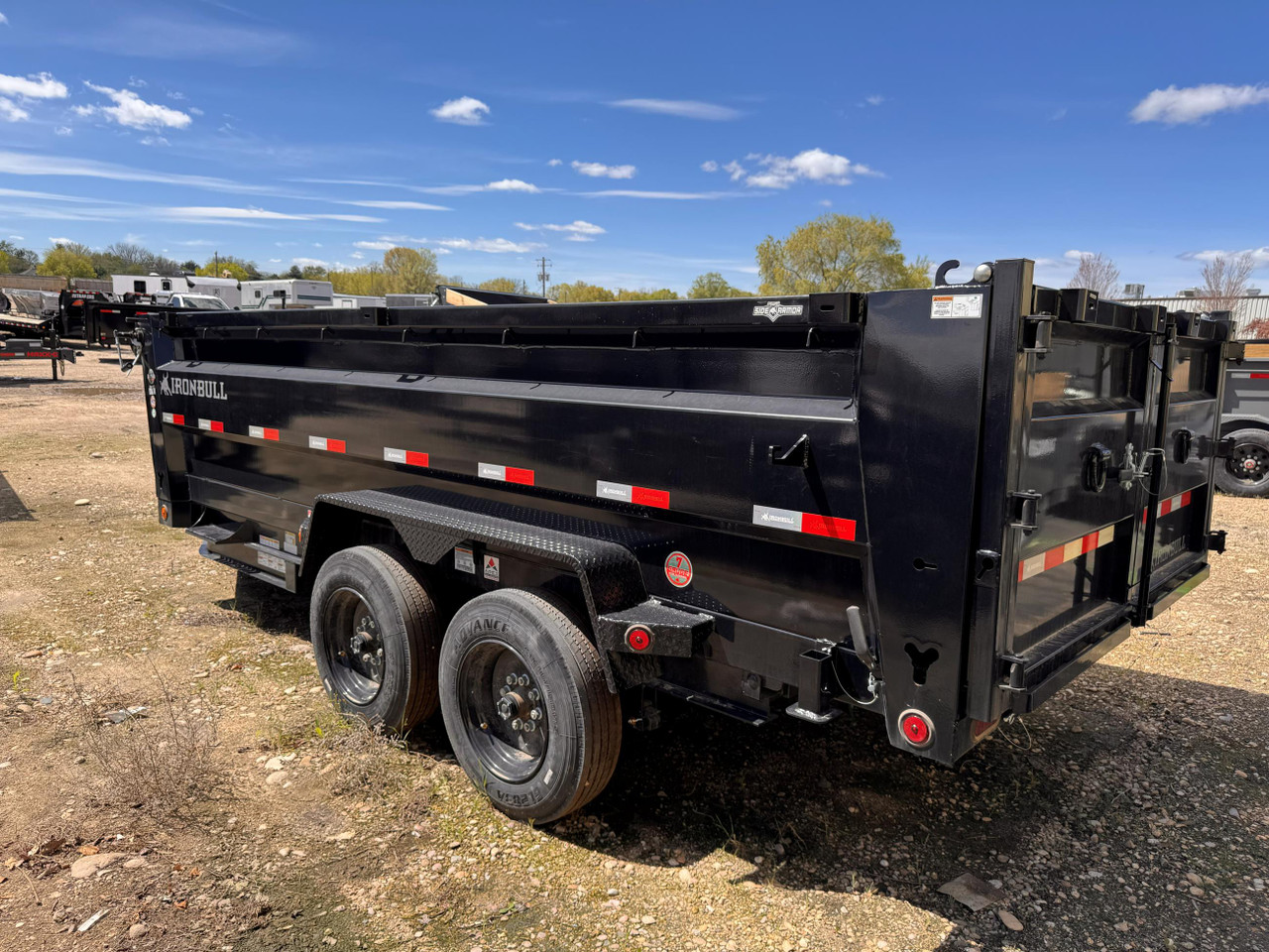 Iron Bull 2025 DTB 83"x16' Telescopic Dump Trailer | Tandem Axle 16K