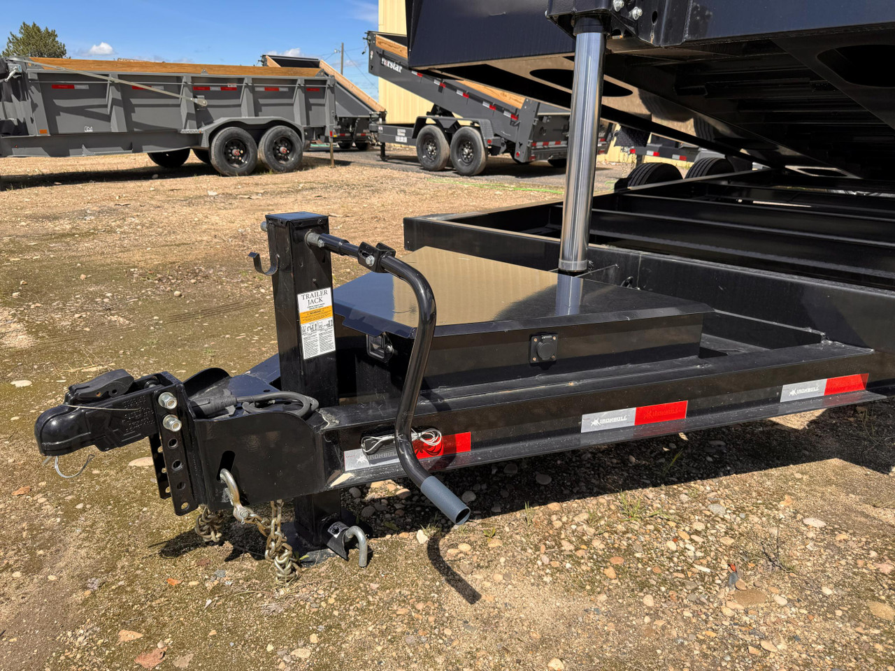 Iron Bull 2025 DTB 83"x16' Telescopic Dump Trailer | Tandem Axle 16K