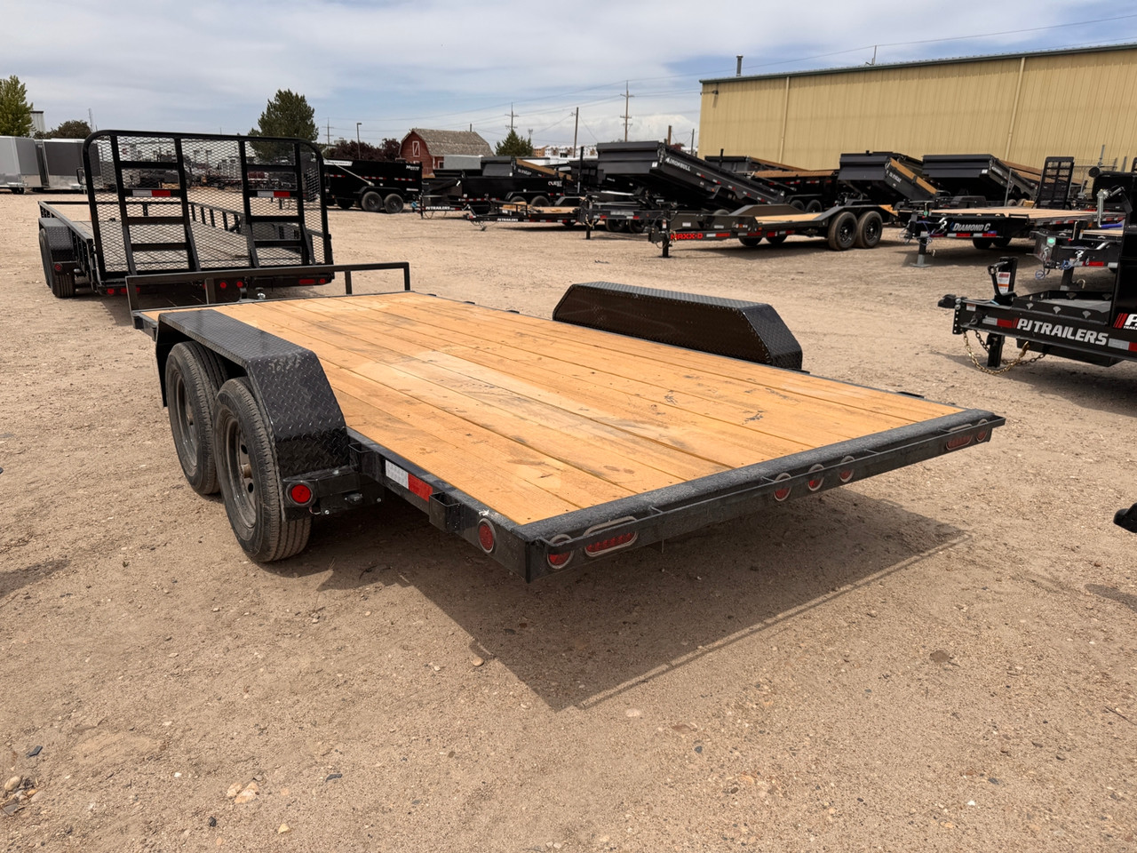 P.J. 2026 C4 16' CAR HAULER 7K Trailer | Tandem Axle 7K