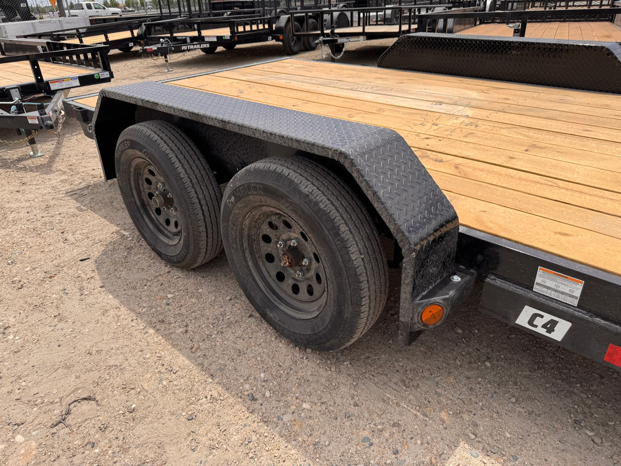 P.J. 2026 C4 16' CAR HAULER 7K Trailer | Tandem Axle 7K