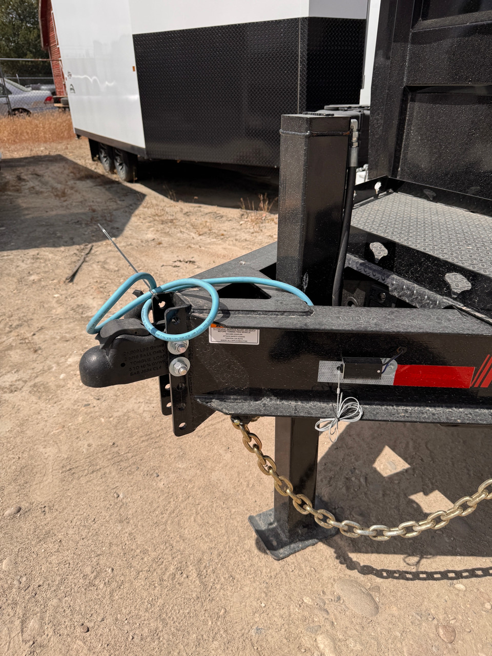 P.J. 2027 DM 83"x16' Scissor Dump Trailer | Tandem Axle 14K
