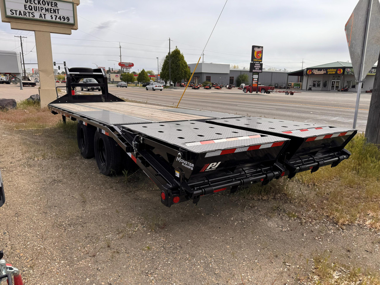 P.J. 2026 LD 25' Flatbed Trailer | Tandem Axle 20K