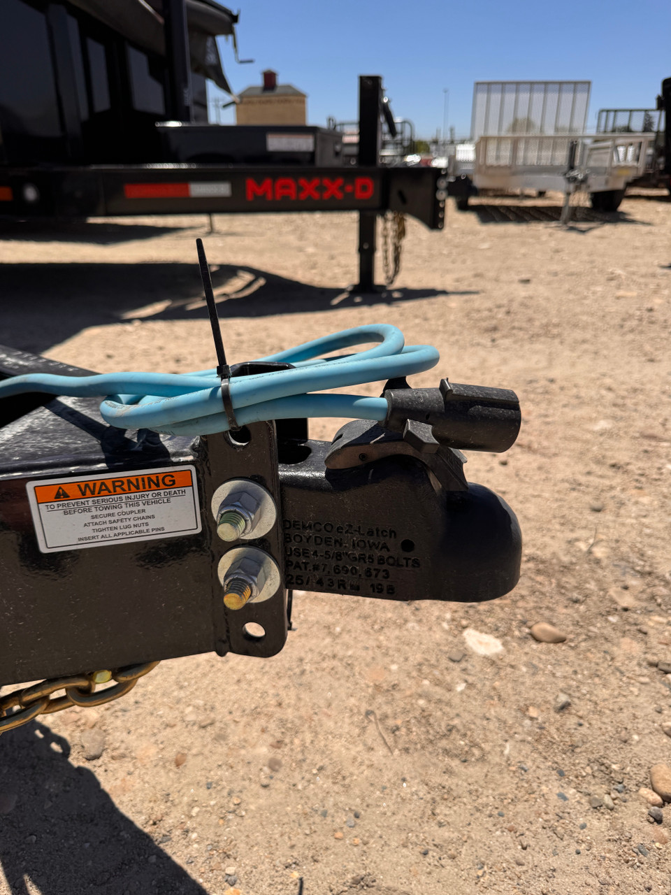 P.J. Trailers 2027 T6 240" Equipment Tilt Trailer | Tandem Axle Axle 14K, Lid Over Tongue, Fork Holders