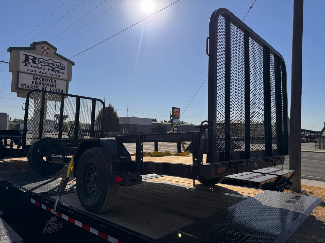 P.J. Trailers 2027 U2 72"X10' Utility Trailer | Single Axle Axle, Rear Rampgate