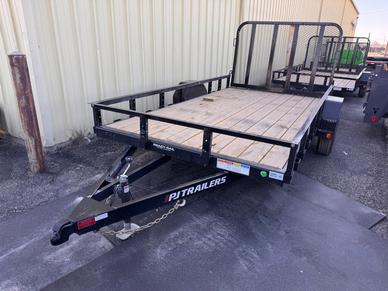 P.J. Trailers 2027 U7 924"X12' Utility Trailer | Single Axle Axle, Rear Rampgate
