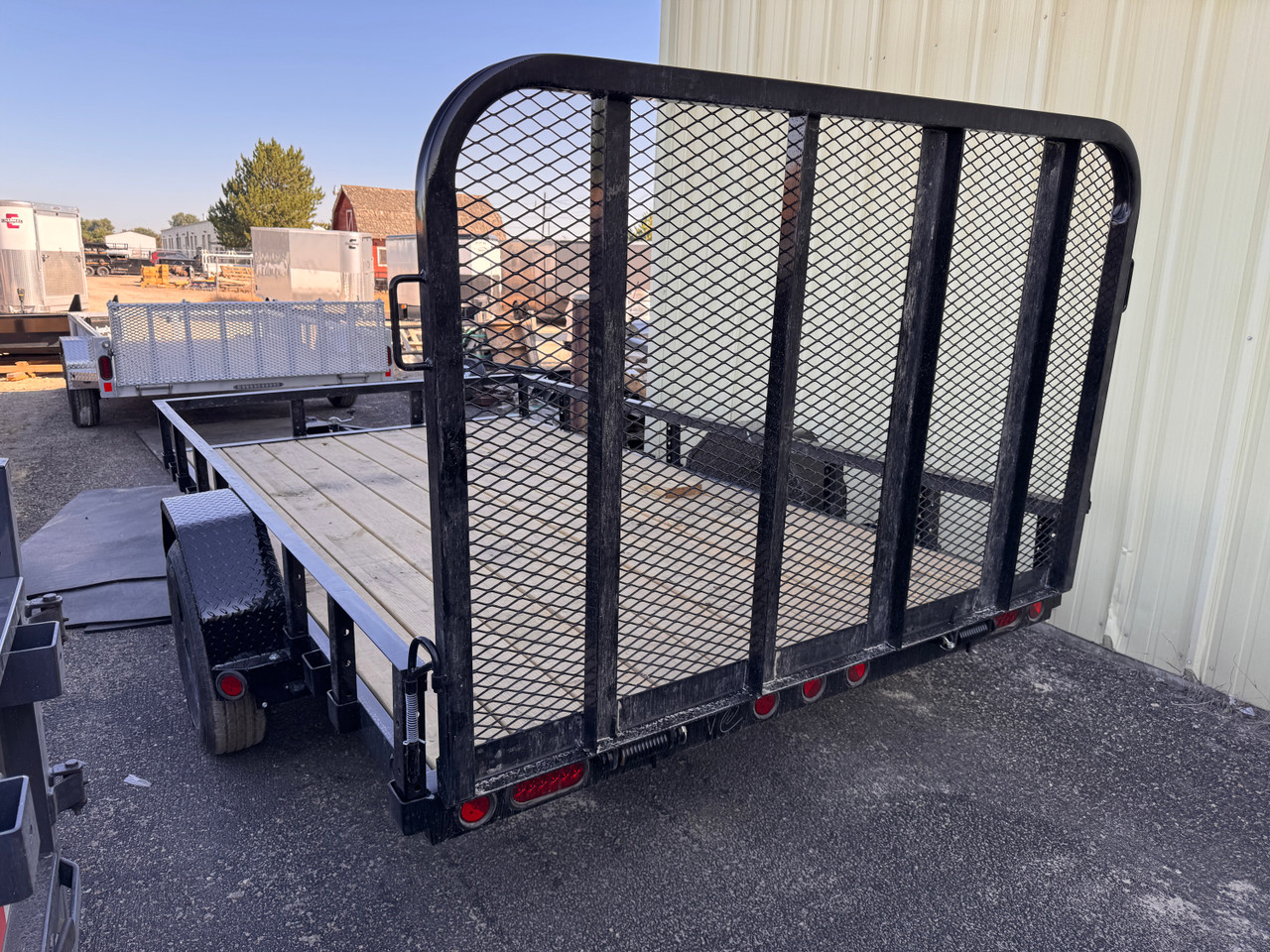 P.J. Trailers 2027 U7 924"X12' Utility Trailer | Single Axle Axle, Rear Rampgate