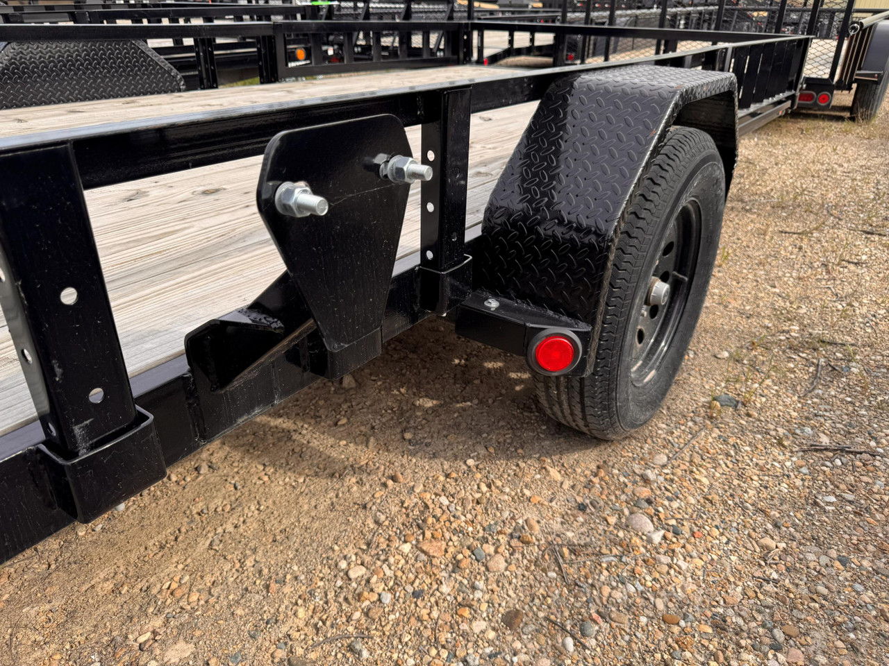 P.J. 2025 U7 77"x14' Utility Trailer | Single Axle